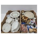 Graniteware Pie Plate, Glassware +