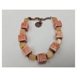 Vintage Ceramic Bead Bracelet
