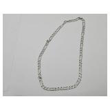 925 Italy 18" Paper Clip Sterling Silver Chain