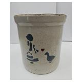 Primitive 4 Gallon Crown Crock