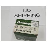 20 GA Remington 25 RDS gun Ammo