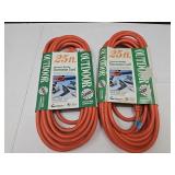2 New 25Ft Extension Cords