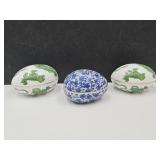 3 Eggs- 2 Wedgewood & 1 Unmarked