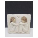 Willow Tree "FRIENDSHIP" Plaque 4x 4 3/4"