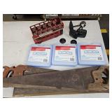 Hand Saws, Ice Packs, Metal Bus +