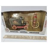 NIB TEXACO Good Year Coin Bank Truck & Pump