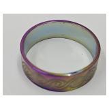 Stainless Steel Ring Rainbow Colored Sz 11