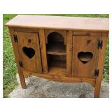 Wood Cabinet 35.5 x 11 x 31" high