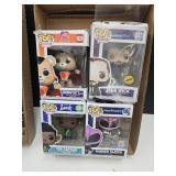 4 Funko Pops