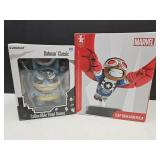 NIB Captain America & Batman Collectible Dunny