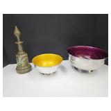 Reed & Barton Bowls up to 9"W, & Glass Decanter