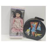 1962 Margie Travel Zip Case & Porcelain Doll