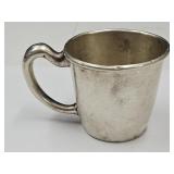 Sterling Silver Baby Cup, See Weight