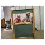 Puppet Stand / Chalkboard 33" Front w x 47"h