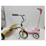 VTG Roadmaster Tricycle & Pink Scooter