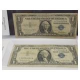 1957 & 1957 B $1 Silver Certificate