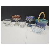 VTG Candy Dishes 1 Carnival Glass