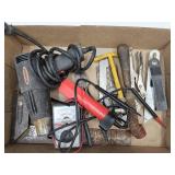Hand Tool Lot: Pliers, Heat Gun, Electric Testers+