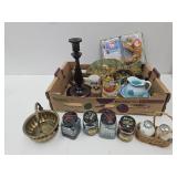 VTG Ink Bottles, Garfield Mug, +