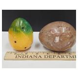 2 Marble Eggs See Sizes