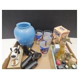 Avon Bottles, Casino Glasses, Rave Perm +