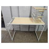 Modern Desk with  File Organizer 38 x 18 x 30" h