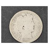 1894 Silver Barber Half Dollar Coin
