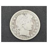 1893 O Silver Barber Half Dollar Coin