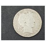 1893 S ? Silver Barber Half Dollar Coin
