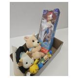 NIB Toy Story Doll, PEZ Candy Dispensers +