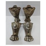 4 Cast Iron Bathtub Legs