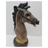 Concrete Horse Head Statue  23" high