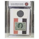 Adolf Birthday Stamp w 10 Coin