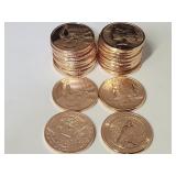 Twenty 1 Oz Premium Copper Rounds (2 Designs)