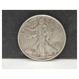 1943  Silver Walking Liberty Half Dollar Coin