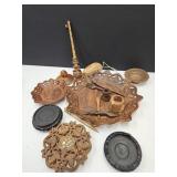 Wood Art Lot See Cool Pics