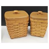 Longaberger Baskets  5.5 & 6.5"