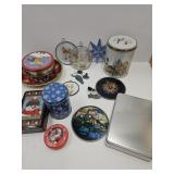 Vintage Tins, Window Decor Stain Glass +