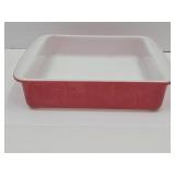 Vintage Pink Pyex #222 8" Baking Dish