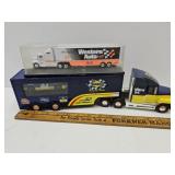 Sunoco Advertising 15" Semi W Car & 8" Semi #17