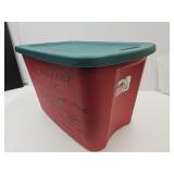 18 Gallon Red Storage Tote