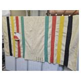 Vintage  Wool Trade Blanket See Tare