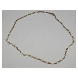 Gold Tone Figeroa Chain Necklace