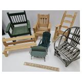 Lot Of Doll Chairs See Sizes