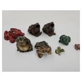 Lot Of Frogs Metal Incents Burners & More
