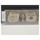 1935 C $1 Silver  Certificate Note