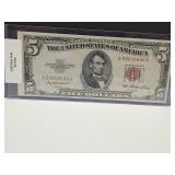 1953 Red Seal $5 Note