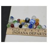 Lot Of Vintage Marbles, Shooters +