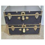 2 Foot Locker Storage Trunks