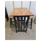Kitchen Island w 2 Stools See Pics
